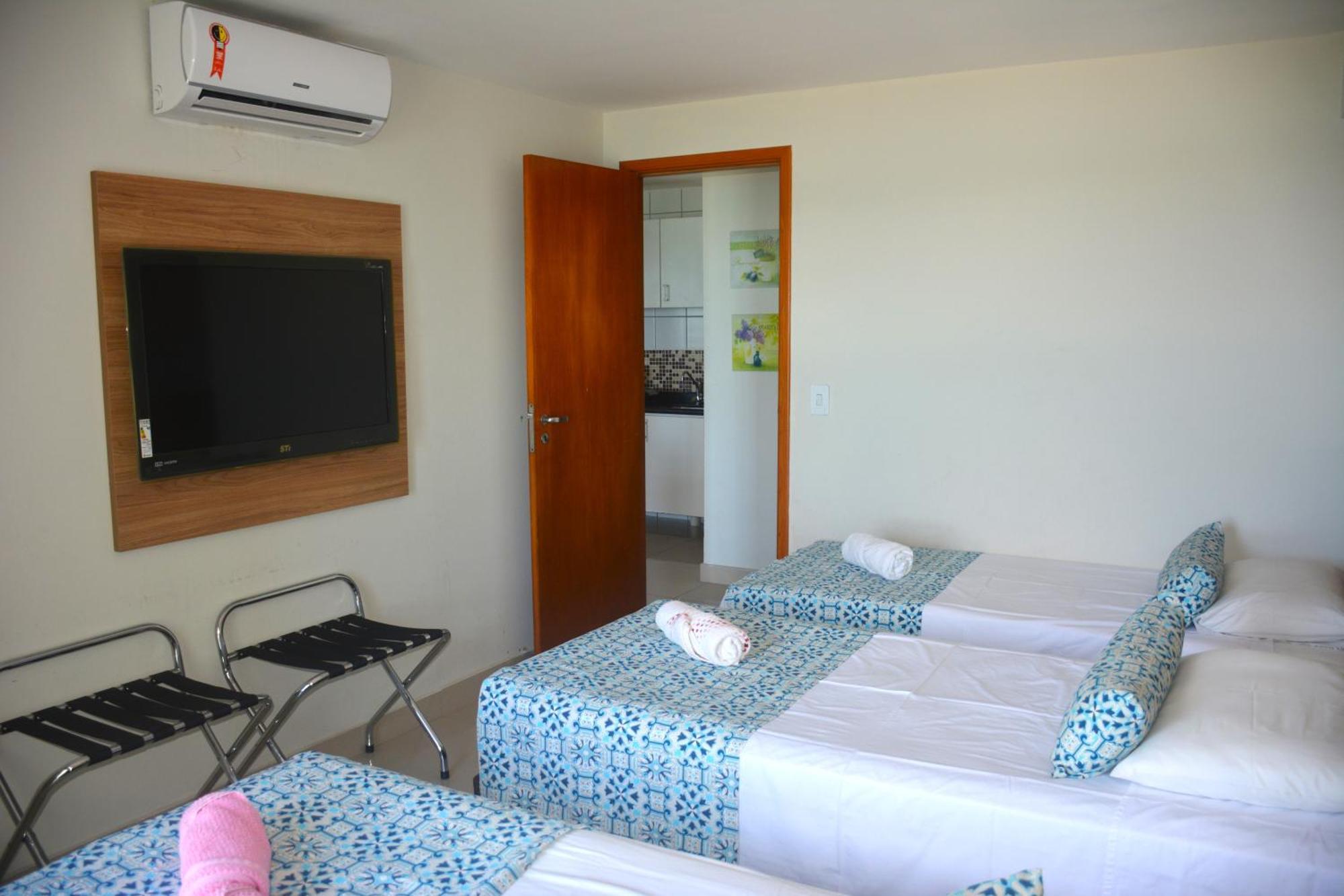 Aptos Privativos Vista Mar Hotel Paradise Flat Натал Екстериор снимка